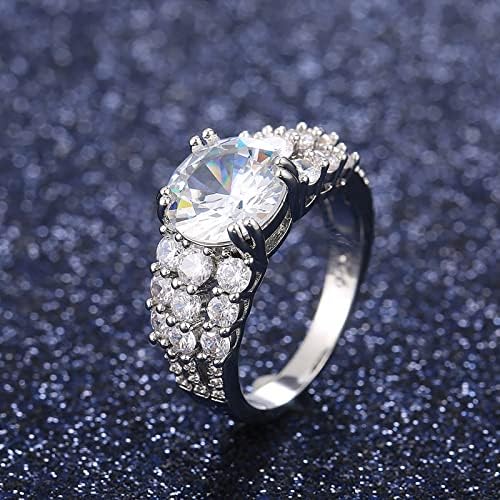 2023 Novo anel de jóias de moda feminina de diamante novo anel de ansiedade para mulheres tamanho 10