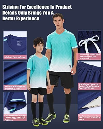 Vipoko Custom Soccer Jersey com adultos curtos, crianças Nome personalizado Número da equipe de