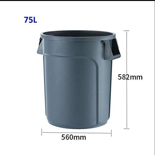 Lixo NYKK pode cesta de lixo redondo balde de armazenamento multicolorido espessado lixo de grande