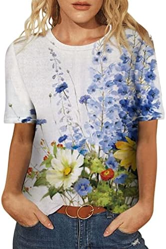 Camisas de manga comprida de algodão para mulheres femininas casuais camiseta de camiseta pescoço de manga