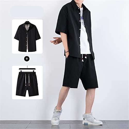 Men's Casual Sportswear Define camisetas de verão + shorts Define roupas masculinas de machado