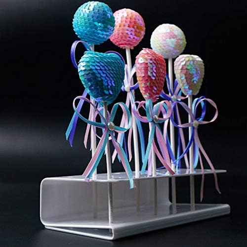 Lollipop Holder, JustDolife 19 buracos Lollipop Stand Stand Lollipop Stand Cake Pop Display para