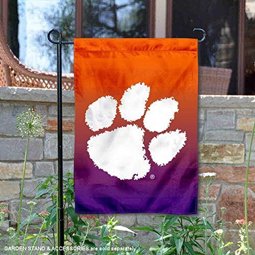 Clemson Tigers Gradiente Cores da bandeira e bandeira do jardim