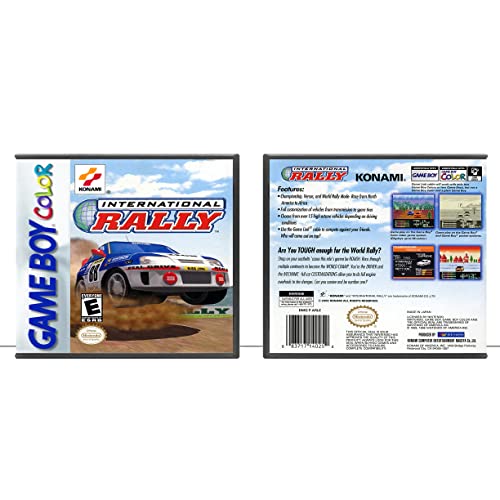 Rally Internacional | Game Boy Color - Caso do jogo apenas - sem jogo