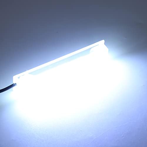 Aquário de gloglow luz LED, tanque de peixes brancos aquário branco luz branca