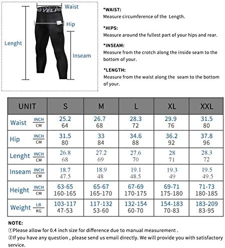 Calças de compressão masculina com bolsos 3/4 treino de fit seco de base de base de roupas íntimas