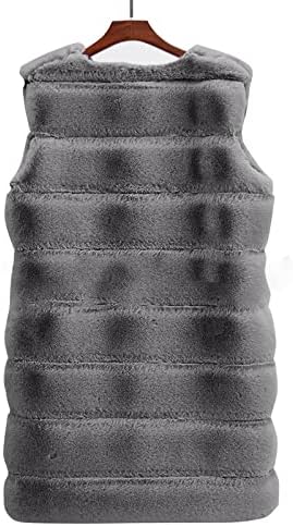 Coletes osmuais para mulheres que administram colete para mulheres moda feminina Faux Gilet Vest sem mangas