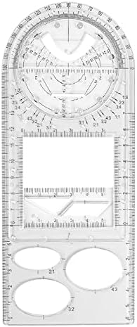Modelo de Desenho Geométrico Multifuncional do Régua Geométrico Modelo de Medição de Medição de Medição