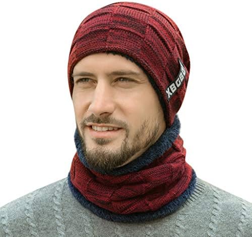 Chapéu de lenço de pára -brisa de inverno unissex pode ser usado como cachecol e chapéu