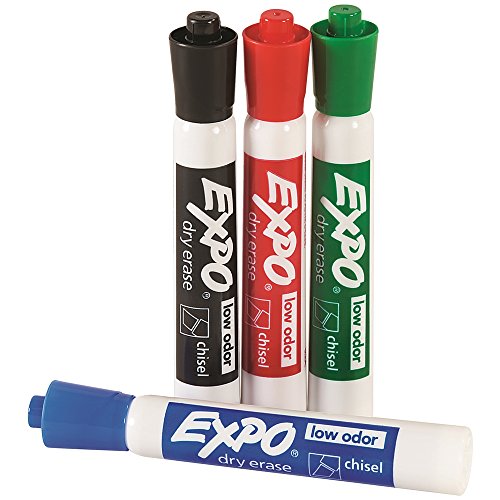 Marcadores de apagamento a seco da Aviditi Expo, cores variadas, usam com placas de apagamento seco para escrever