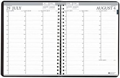 Planejador Semanal Profissional Reciclado da House of Doolittle, Appts de 15 minutos, 11 x 8,5, capa macia