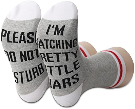 2Pairs Novelty Suspense TV Shows Socks Gift Inspired Presente para fãs