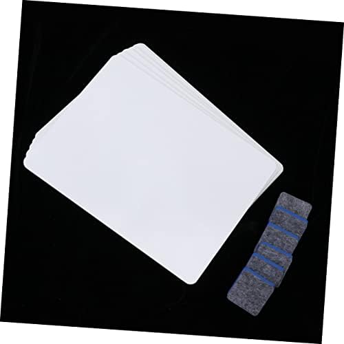 Nuobesty Whiteboard White Boards 6pcs Home Office for Plan Message With Bactow Board White School