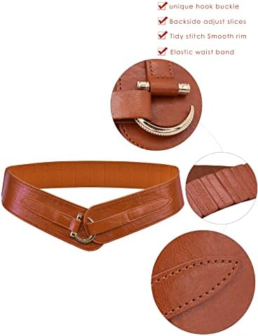 Teeyee Belts de couro Renascença cintura vintage Moda Medieval Belt