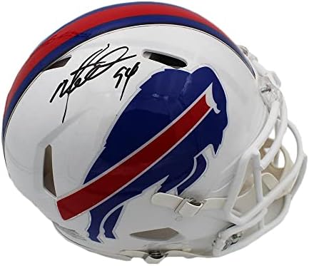 Mario Williams assinou Buffalo Bills Speed ​​Authentic NFL Capacete - Capacetes NFL autografados