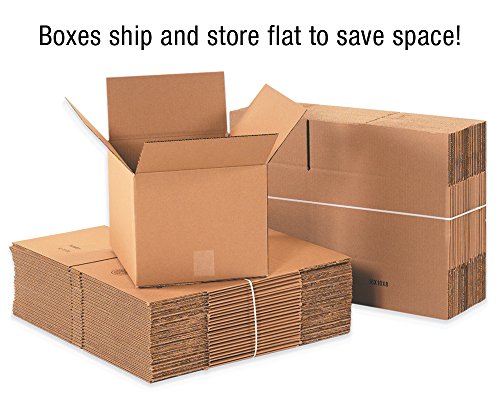Caixas corrugadas da caixa dos EUA, 9 x 9 x 9 , branco