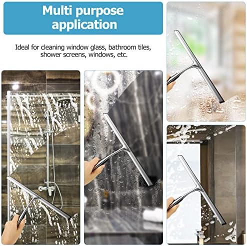 Limpador de janela de cabilock Squeegee Squeegee Squeegee Squeegee Squeegee Reutilizável Limpador de pára -brisa Limpador de limpeza de limpeza para casa para janelas de chuveiro CLEAR