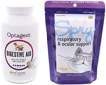 Inclover Optagest diariamente o suporte imune digestivo para cães e gatos e raízes diariamente