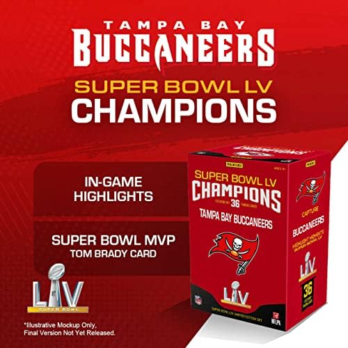 2021 Panini Super Bowl LV Tampa Bay Buccaneers Campeonato Conjunto - 36 cartas por caixa