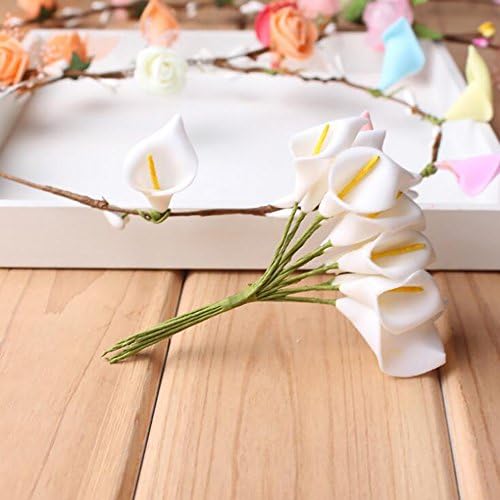 HOKPA Mini Cabeças de Flores de Líilas Artificiais, Cabeça de Buquê Floral para Artesanato Casamento