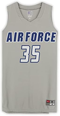 Sports Memorabilia Air Force Falcons emitidos por equipe 35 Jersey feminina cinza e branca do programa