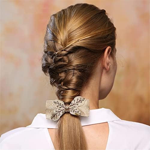 TJLSS Butterfly Dream Flower Mother Hairpin Back Head One Clip Spring Clip Greante Lareira grande