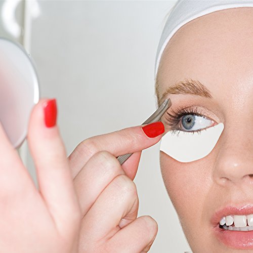 Almofadas para EyeLash Extensions, 2pcs sob os olhos Patches Silicone reutiliza Extensão de cílios Paddão de