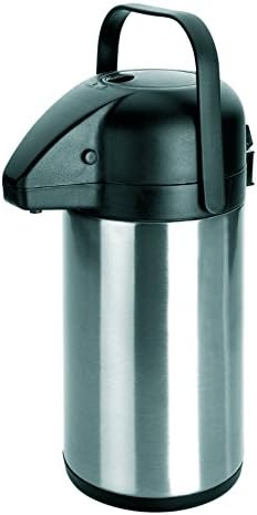 Ibili Thermo Air Pot 2,2 L de aço inoxidável/plástico, prata/preto, 17 x 17 x 35 cm
