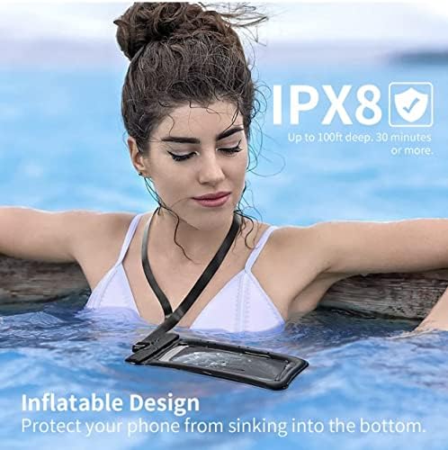 Bolsa de telefone impermeável universal, capa à prova d'água do telefone compatível com iPhone 13 12 11 Pro Max
