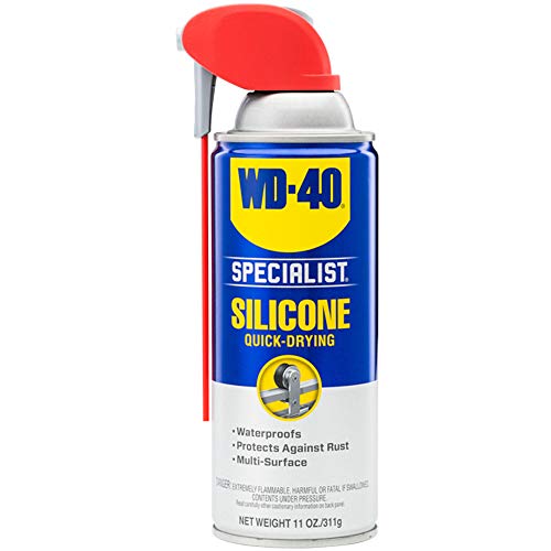 Lubrificante de silicone especializado em WD-40 com sprays de palha inteligentes 2 maneiras, 11 oz e spray