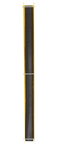 Guarda de rack Rud-48 com inserção de pára-choques de borracha, aço, 3-3/8 Largura, 48 altura, 4-7/8 profundidade