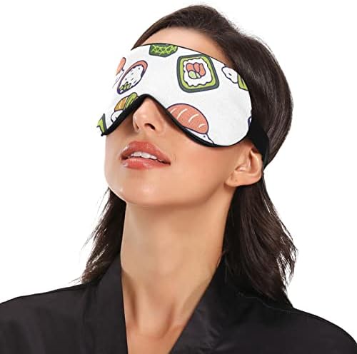 Máscara de olho do sono unissex vegen-vegetable-suche noturno máscara de dormir confortável
