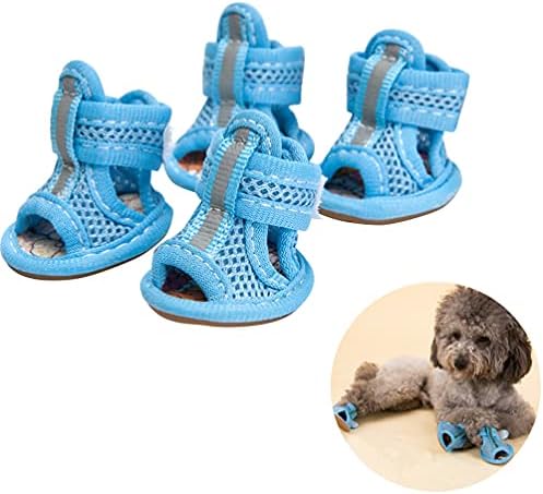 Sandálias de verão sandálias de verão sandálias de verão cachorro botas respiráveis ​​animais