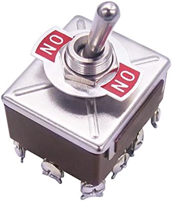 Bholsa alternar o interruptor do balancim pesado com bota 15A 250V 2 Posição 12 interruptores de alternância