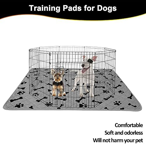 Chhkon Pet Pee Pads para cães pequenos Treinando a almofada de cachorrinho lavável Non Slip reutilizável