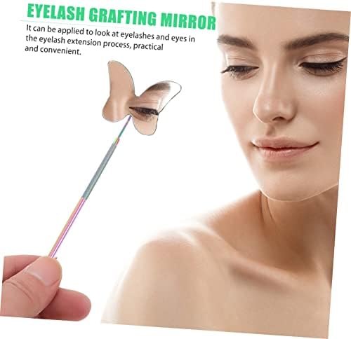 Fomiyes inspeção espelho cílio aplicador de sopa de maquiagem de maquiagem de maquiagem de maquiagem