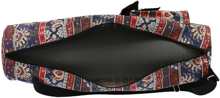 N/A Moda Sports Yoga Mat Storage Bolsa de ombro Bohemian Cilindro Mensageiro de Fitness