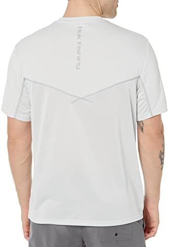 Icon Huk x camisa de manga curta | Camisa de pesca com proteção solar