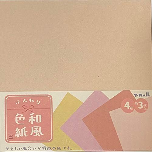 Washi hinata estilo japonês japonês padrão 4color 12 folhas origami chiyogami 15 × 15cm papelaria de papel