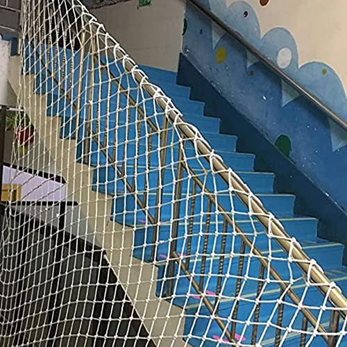 LXLIZES NETAS DE PROTEÇÃO DE MESH BRANCOS, Rede de segurança de nylon de varanda resistente a desgaste, crianças