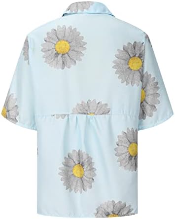 Meninas camisa de manga curta outono verão 2023 Roupas Butalho de ajuste regular para baixo Tee de blusa