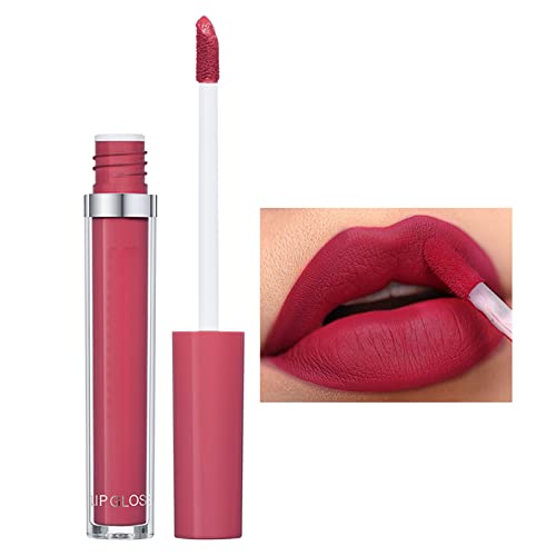 NPKGVia 12 colorido Lip Gloss non stick xícara não desbota Veludo Lipstick Lip Lipstick Batom