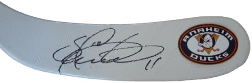 SAKU KOIVU Autographed Logo Stick Blade com prova, imagem da assinatura de Saku para nós, PSA/DNA autenticado