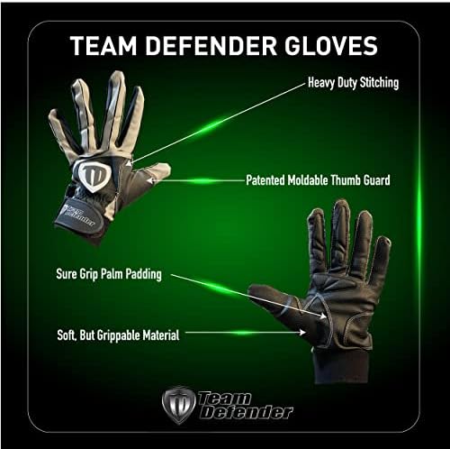 Defender da equipe TD Baseball Glove 2.0 | Tamanho: M | A luva de beisebol protege a palma e o polegar