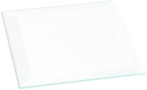 Plymor quadrado de 3 mm de vidro transparente, 2,5 polegadas x 2,5 polegadas