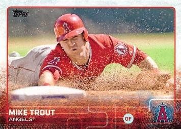 2015 Topps 300 Mike Trout Baseball Card