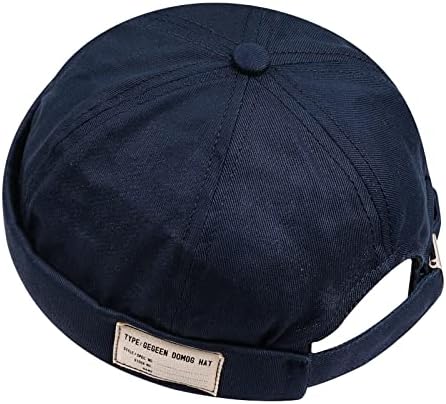 Croogo unissex-sem tampa de algodão de algodão sem zumbido Bonfra de algodão Rollled Harbor Hat Hat Summer