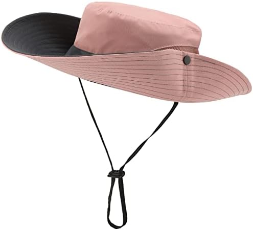 Chapéu do sol do sol feminino Proteção UV Mesh dobrável Mesh largo Caminhando o chapéu de pesca de rabo de