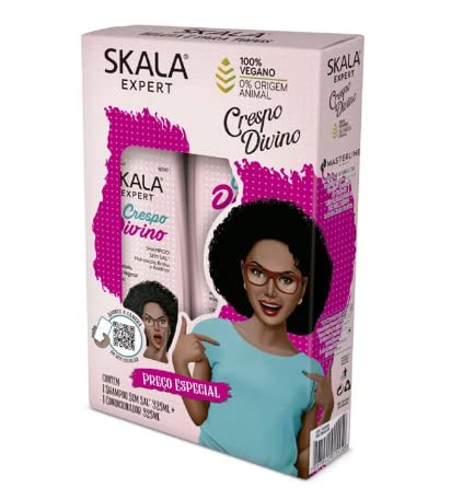 Skala - Linhnha Expert - Kit Crespo Divino Shampoo E Condicionador -)
