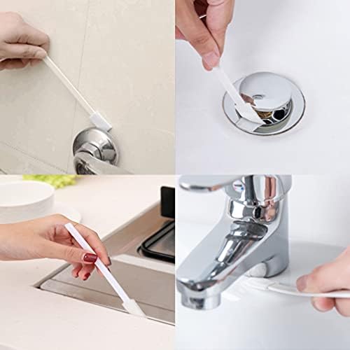 Pxlywltzl 49pcs escovas de vaso sanitário descartáveis, escova de buraco para limpeza de vaso sanitário, teclado,